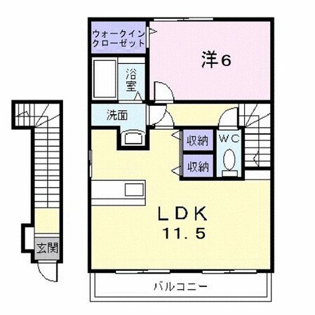 メゾンアルモニーの物件間取画像